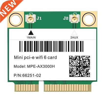 2974Mbps Wifi 6 Dual Band Wireless Half Mini PCI-E Network W