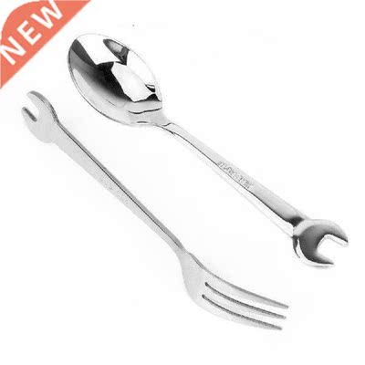 Tableware Wrench Shape Spanner Spoon Fork Cooking