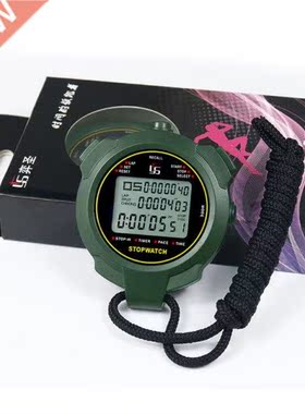 Professional Digital Stopwatch Timer Handheld LCD Chronograp