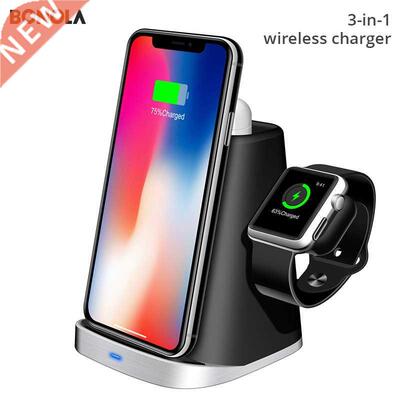 in1 Wireless Charger Stand iPhone XsMax/ Watch/Airpo