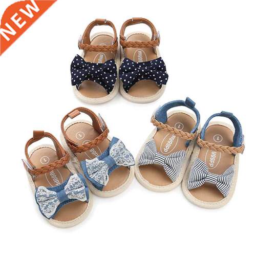 Infant Baby Shoes Girl Flats Sandals Soft Sole Anti-Slip Sum