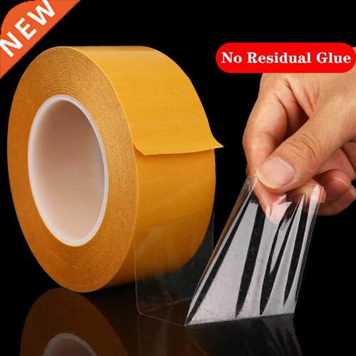 1PCS 50M/Roll PET Double Sided Super Sticky Adhesive Tape He