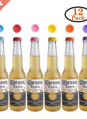 12Pcs Silicone Wine Stopper Reusable Beer Bottle Caps Leak
