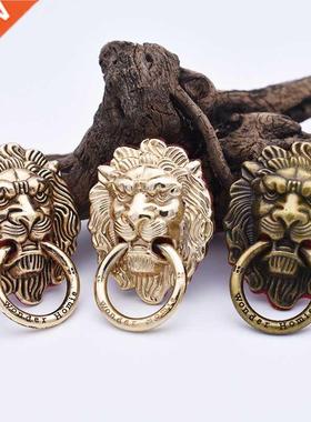 Lion Mobile Phone Ring Bracket Full Metal Plating Retro Wind