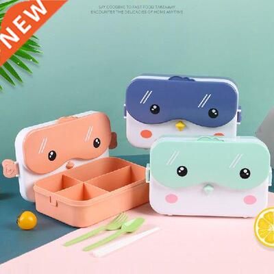 School Kids ento Lunch ox Rectangular Leakproof Plastic
