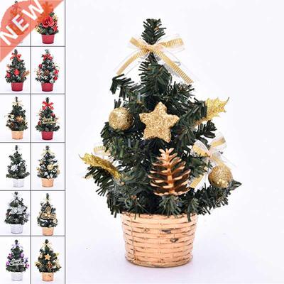 1pc Christmas Decoration Trees 20cm Artificial Table Mini C