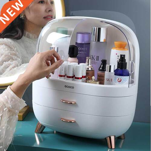 Transparent Cosmetic Storage Box Makeup Drawer Organizer Jew
