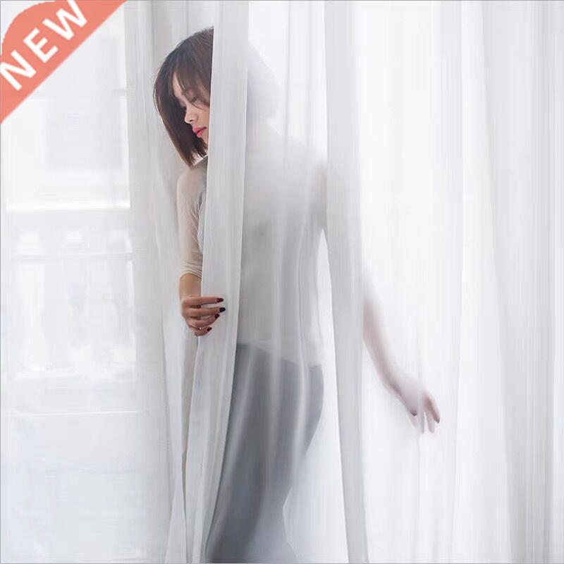 Super Soft Great Hand Feeling White Tulle Curtains for Livin图片