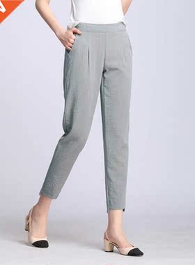 New Women Casual Harajuku Spring Summer Plus Size Trousers S