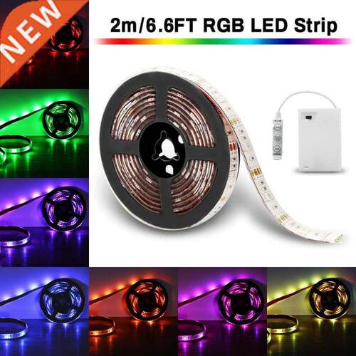AUDEW 50/100/150/200cm Waterproof RGB LED Strip Lights Dimma