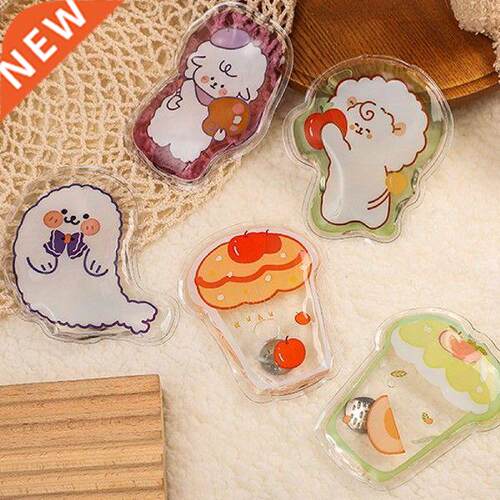 1PC 50ML Mini Winter Reusable Gel Hand Warmer Cute Cartoon