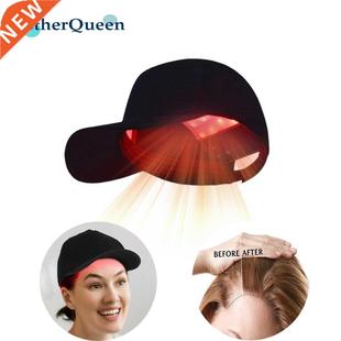 EstherQueen LED Red Light Therapy Cap Hair Growth Hat Red &a