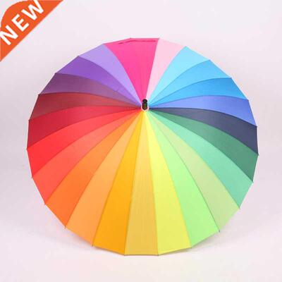 2020 Fashionable 24K Rainbow Big Umbrella Windproof Men&