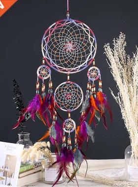 NEW Creatve all handmade fve-rng dream catcher pendant l