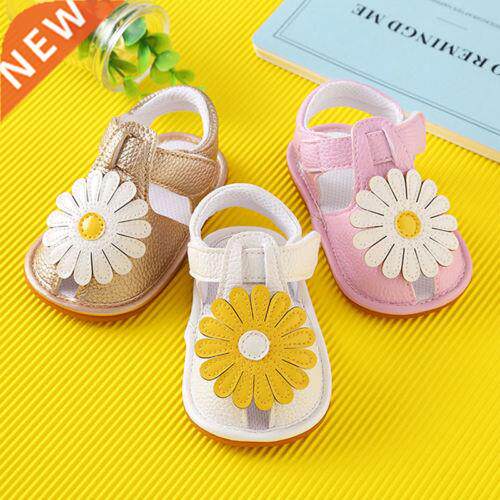 Citgeett Summer 0-18M Bby Infnt Kid Girl Soft Sole Crib To