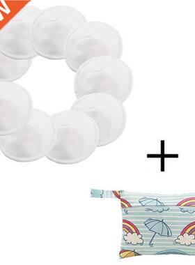 [simfamily] 10PCS Reusable Bamboo Breast Pad Nursing Pads M