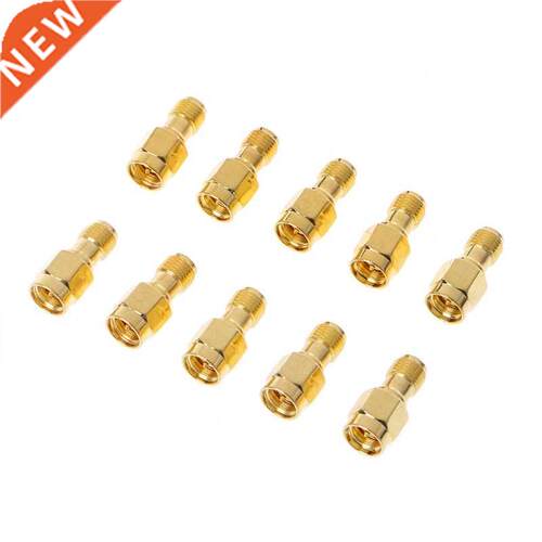 10 Pcs RP SMA Female Jack To SMA Male Plug Straight RF Coax