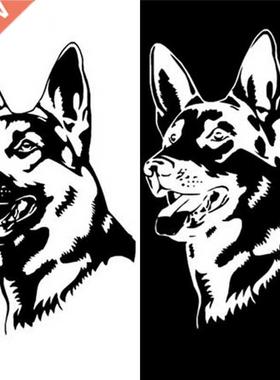 German Shepherd Dog Car Stickers Personality Vinyl Decal Car