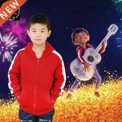 dream-seeking travel COCO Miguel coat hoodie plus velvet