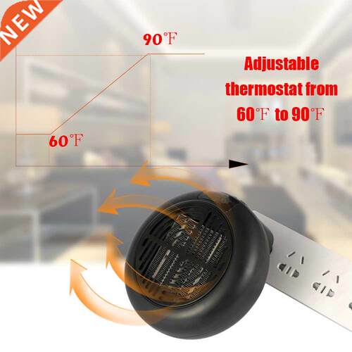 KKMOON 900W Heater Wall-Outlet Digital LED Electric Heater