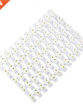 5pcs 80V 0A Dual Row 12 Positions Screw Terminal Electric