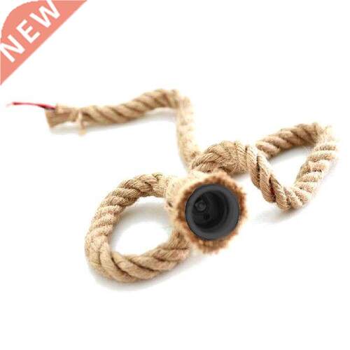 Hemp Rope Electric Wire Homekit Lamp Holder Cord DIY E27