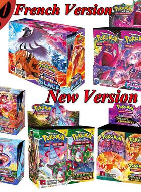 360/324Pcs French Version Pokemon Cards Booster Box Sword Sh