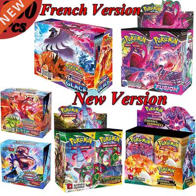 360/324Pcs French Version Pokemon Cards Booster Box Sword Sh