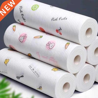 Roll of Reusable Lazy Rags Bamboo Towels Wet and Dry for Kit