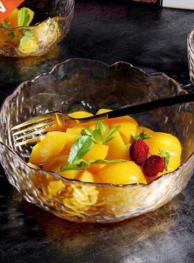 salad bowls dessert fruit bottles dishes glass bowl set