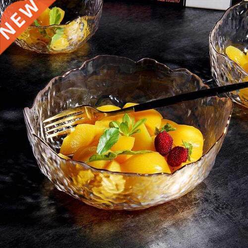 salad bowls dessert fruit bottles dishes glass bowl set