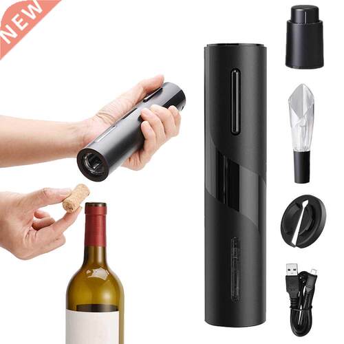 Rechargeable Electric Wine Bottle Opener Foil Cutter Automat