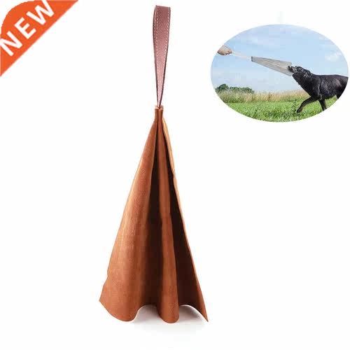 Hide & Drink Thick Leather Dog Tug Toy for Training/Play