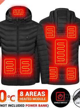 8 Areas Heated Jacket Windbreaker Women	s Warm Vest U