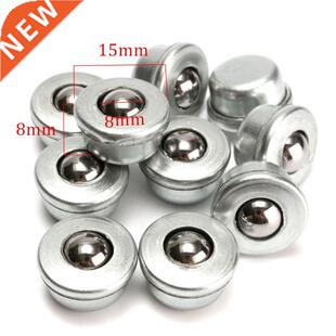 10Pcs 8mm CY-8H Metal Sliver Ball Transfer Bearing Unit Conv