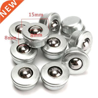 10Pcs 8mm CY-8H Metal Sliver Ball Transfer Bearing Unit Conv