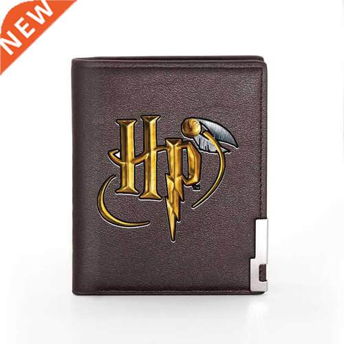 2021 New Fashion HP Snitch Ball Printing Black Pu Leather Wa