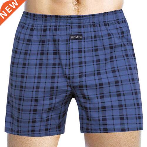 Arrow Pants Men Loose Pantes Plad Wde Leg Boxer Short Cot