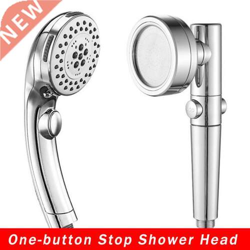 RecabLeght One-Key Water S Rain Shower Head Adjustable Ba