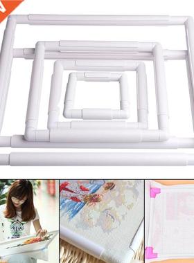 Handhold Square ape Embroidery Plastic Frame Hoop Cross