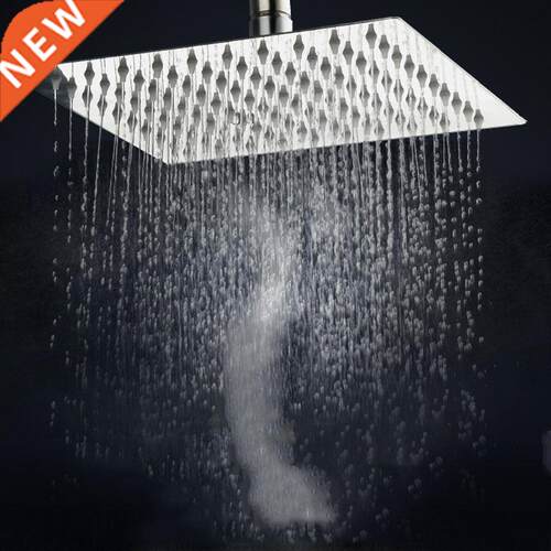 6 Inch Ultra-Thin Stainless Steel Bathroom Square Shower Lar