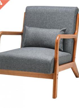 Nordic style sof solid wood blcony leisure chir modern