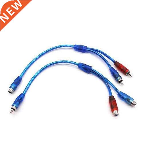 10pcs Audio Cable 1 Male To 2 Female/ 1 Female RCA 2 Male