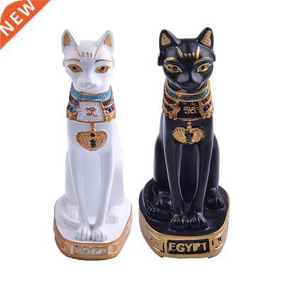 Egyptian Cat Figurine Statue Decoration Vintage Cat Goddess