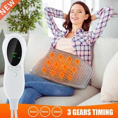 110V-240V Electric Heating Pad Blanket Timer Physiotherapy H