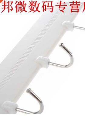 Keuken Wit Adhesive Muur Haak Rack Hanger w 5 Haken