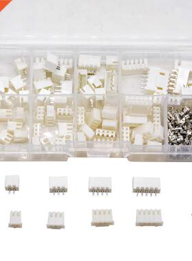 230pcs XH 2.54 2p 3p 4p 5pin 2.54mm Pitch Terminal Kit / Hou