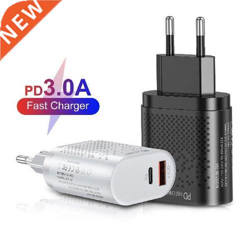 18W QC3.0 Fast Charging PD Quick Charger Adapter with USB-A