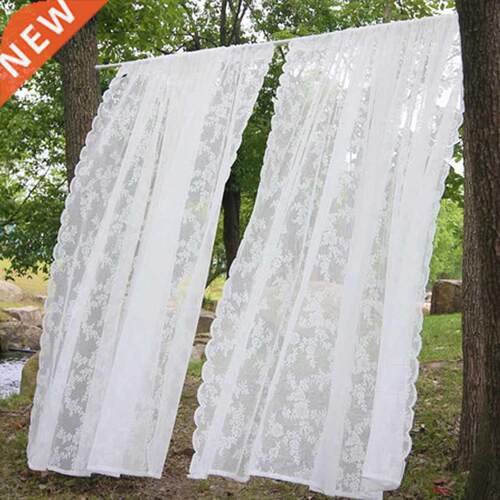 White Lce Curtin Window Mosquito Net Fly Screen Curtin fo