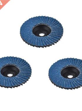 Pcs  Inch Flat Flap Discs 75mm 80 Grit Grinding Wheels Met